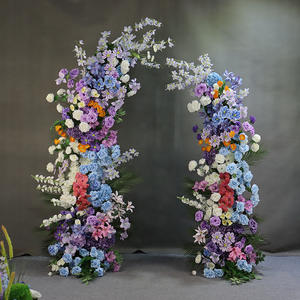 Arrangements de fleurs sauvages artificielles en gros, arche de fleurs sauvages pour mariage, fleurs sauvages artificielles colorées pour décoration de mariage - Product Image 3