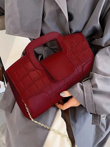 <span class=keywords><strong>Sac</strong></span> rétro pour femmes, sacs <span class=keywords><strong>à</strong></span> <span class=keywords><strong>main</strong></span> de luxe, tendance, motif crocodile, <span class=keywords><strong>sac</strong></span> carré - Product Image 2