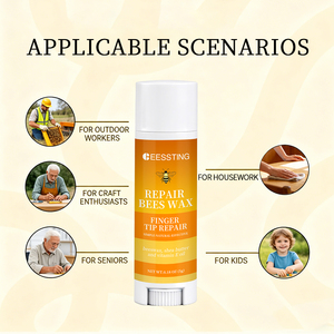 Crema Humectante Profunda y Reparadora para Manos y Dedos con Cera de Abeja, Etiqueta Privada, Nutritiva, Anti-agrietamiento, Calmante - Product Image 3