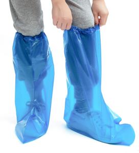 Dùng Một Lần Màu Xanh Dày Nhự<span class=keywords><strong>a</strong></span> Khởi Động Bì<span class=keywords><strong>a</strong></span> Không Thấm Nước An Toàn Giày Bao Gồm Dài Chịu Mài Mòn Ống Kéo Trên Đóng Cử<span class=keywords><strong>a</strong></span> Tùy Chỉnh - Product Image 1