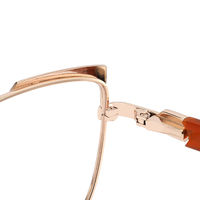 Monture optique tendance œil de chat à motif floral écologique pour femme, verres anti-lumière bleue, branches en acétate faites à la main, étui à lunettes, usage quotidien