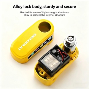 <span class=keywords><strong>Candado</strong></span> de <span class=keywords><strong>Disco</strong></span> con Alarma Impermeable, <span class=keywords><strong>Candado</strong></span> de Freno para Motocicleta de Aleación de Aluminio Resistente con Llaves, <span class=keywords><strong>Candado</strong></span> de Seguridad Antirrobo - Product Image 6
