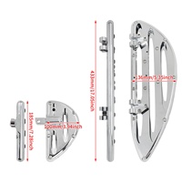 Repose-pieds pour passager avant et arrière de moto, pour Harley Touring Road King FLHR Softail Fatboy FL