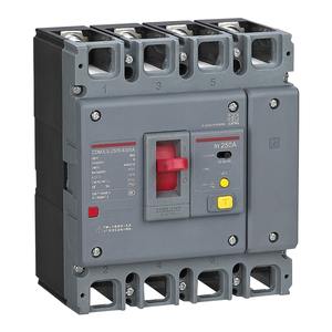 Disjoncteur différentiel triphasé quatre fils 4P Delixi CDM3LS-250C/4300 200A 250A - Product Image 1