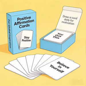 โรงงานผลิตการ์ดคำยืนยันเชิงบวกแบบ OEM ODM พิมพ์บนกระดาษ ขายส่ง การ์ดเกมสำหรับผู้ใหญ่สำหรับงานปาร์ตี้ - Product Image 3