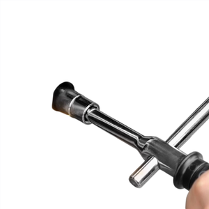 Clé à molette croisée universelle robuste de type T pour CRV, jeu de clés à roue à 4 voies, douilles 17 mm, 19 mm, 21 mm, 23 mm, outil de réparation de pneus - Product Image 3