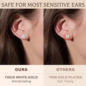 优质0.3克拉0.5克拉1克拉2克拉VS1实验室创造钻石<span class=keywords><strong>10K</strong></span> 14K 18k金耳环实验室种植钻石耳钉耳环 - Product Image 6