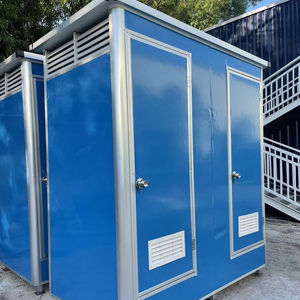 Baño Portátil Personalizado <span class=keywords><strong>de</strong></span> PVC, Inodoro Público para Campamento, Cabina Móvil con Ducha y Tanque <span class=keywords><strong>de</strong></span> Agua, Inodoro Móvil VIP en Venta - Product Image 1