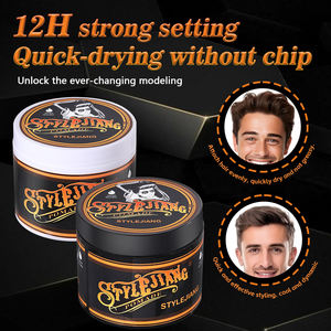 Benutzer definiertes Logo Private Label Natural Caster Oil für das Haars tyling Langlebiges Haar Pomade Gel Wax - Product Image 6