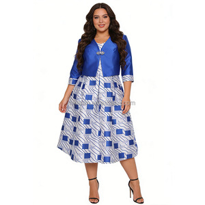 Vestidos de iglesia Geenlinm de talla grande para mujeres africanas elegantes - Product Image 1