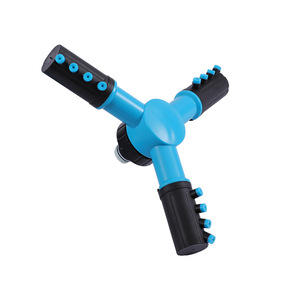 Arroseur à pointe Huabangshi en plastique bleu, système d'arrosage de pelouse à 360 degrés - Product Image 2
