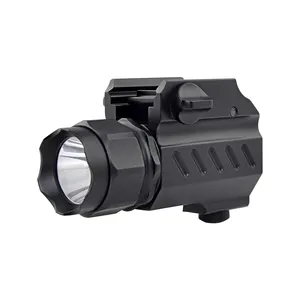 210 люмен мини-фонарик, USB перезаряжаемый рельсовый тактический фонарь для оружия, быстросъемный компактный водонепроницаемый прожектор 90