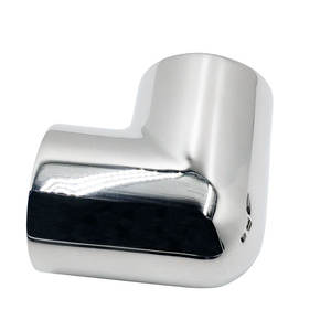 Coude à 90 degrés en acier inoxydable marin 316 pour yacht, bateau rapide, auvents pare-soleil, quincaillerie, accessoires de tuyauterie en acier inoxydable - Product Image 2