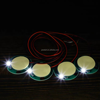 Nouveaux modules LED blanc froid SMD 3528 alimentés par piles CR2032, 28x30mm, interrupteur à bouton, autonomie de 3 mois, lumières clignotantes, affichage POS, garantie 1 an