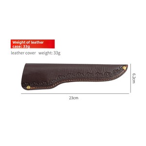 Étui de ceinture portable pour couteau de survie, pochette de protection pour la chasse, style ethnique, lame de 6 pouces, double couche - Product Image 4