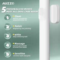 Brosse à dents sonique électrique blanche et noire, modèle très vendu, avec support magnétique, brosse à dents rechargeable de haute qualité