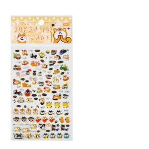 1 feuille par paquet <span class=keywords><strong>d</strong></span>'autocollants naturels Moe Yuji mignon cartoon handbook stickers pet children cut <span class=keywords><strong>film</strong></span> handbook stickers - Product Image 1