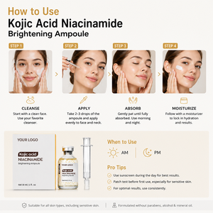 Nuevo Sérum Facial de 30 ml con Ácido Kójico y Niacinamida para Salón de Belleza y SPA, Corrector de Manchas Oscuras, Blanqueador y Revitalizante de la Piel - Product Image 6