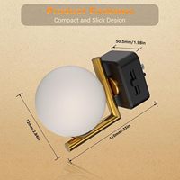 ZHILAI Veilleuse LED moderne mini à capteur crépusculaire 0-100LM, blanc chaud 3000K, à brancher, intensité variable pour chambre, salle de bain, couloir