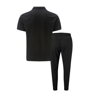 Wholesale New Products Casual Solid Color Zipper-Lapel Short-Sleeved <strong>Pantsuit</strong> for <strong>Men</strong> Fashion - Product Image 6