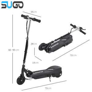 Trottinettes électriques pliables 120w personnalisables de haute qualité pour enfants Mini trottinettes à deux roues - Product Image 5