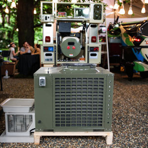 Aire acondicionado de tienda de calefacción de refrigeración móvil rápido y fácil de instalar 220V 380V - Product Image 5