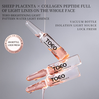 Sérum Ampoule Visage à l'Acide Hyaluronique Hydratant, Éclaircissant et Nourrissant, Sérum Naturel Anti-Âge Réparateur pour le Soin de la Peau du Visage