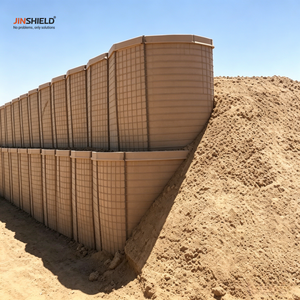 Barrière défensive de qualité industrielle, mur de bastion, maille soudée à haute résistance avec géotextile protecteur pour une barrière sécurisée - Product Image 4