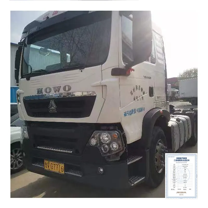 Giá thấp LHD hàng hóa tại chỗ sử dụng sinotruk chứng nhận 12 Auto 6x4 máy kéo xe tải không khí hệ thống treo máy kéo xe tải euro3 máy kéo xe tải