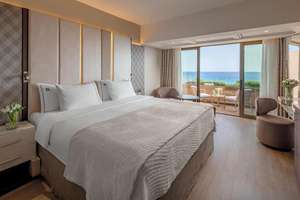 Juegos de Muebles de Dormitorio de Hotel de Madera Maciza Modernos y Personalizados, Artículos de Hostelería Ecológicos de Lujo, Tapizados para Apartamentos - Product Image 4