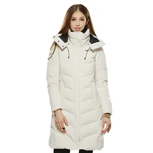Winter jackets wholesale factory duck down jacket women plus size long over knee