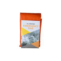 Sac de couchage d'urgence extérieur très vendu, en feuille de PE, imperméable à l'humidité, pour alpinisme et camping
