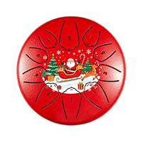 Tambour à langue en acier au carbone de 7 pouces, 11 notes, son apaisant portable, cadeau de Noël pour enfants, adultes, étudiants, usine OEM ODM