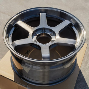 Jantes de course monobloc forgées japonaises <span class=keywords><strong>TE37</strong></span> à 6 branches, gris brossé, 5x112 5x120, 18 19 20 21 pouces pour M5 F90 G90 G99 G82 - Product Image 2