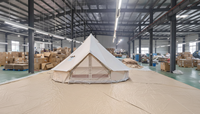 Tente cloche spacieuse pour famille, OEM/ODM, 4-6 personnes, quatre saisons, installation facile, imperméable, ventilée, tissu Oxford