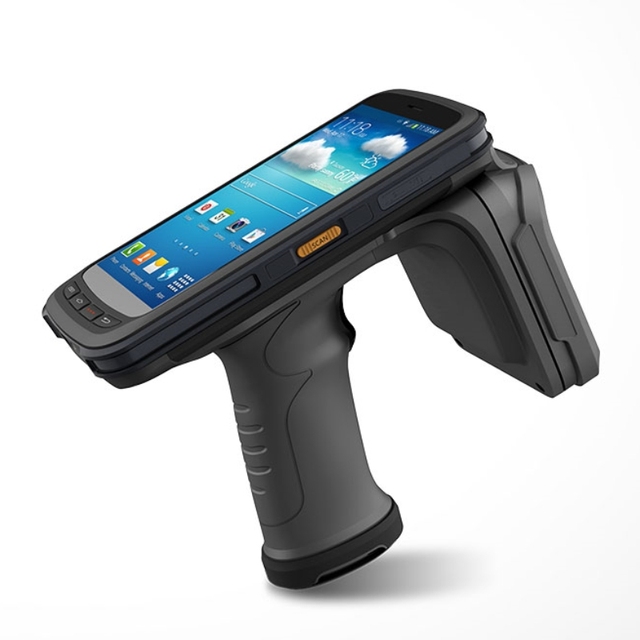 Android 11 Handheld UHF RFID Tag Reader with Barcode Scanner and Long Battery Life