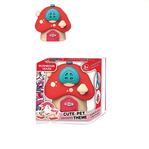 Jouets en plastique pour enfants, ensemble d'outils de jeu d'imitation, ensemble de maquillage et de beauté, ensemble de petits animaux mignons, sac en forme de champignon - Product Image 5