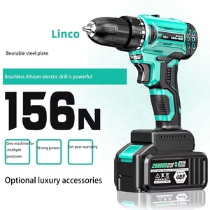 Brushless Drill Rechargeable Dual Speed Lithium 21V <b>Power</b> <b>Tools</b> Screwdriver Brushless Drill Cor - Product Image 4