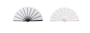 Guan Sen 13 Inch Sublimation Blanks Classic Folding Hand <b>Fan</b> DIY Wedding Party Clack Polyester Plastic Ribs New Year Promotion - Product Image 5