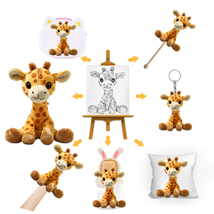 Peluche girafe douce, jouet en peluche animal, jouets en peluche douce pour enfants - Product Image 6