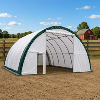 Tente de stockage industrielle robuste pour atelier et entrepôt, grande taille, structure solide, portable, pour extérieur