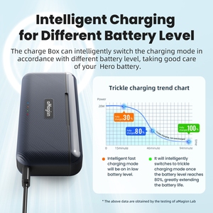 Portable for Action 5 Pro Box Storage <b>Fast</b> <b>Charge</b> 3 Batteries Accessories TBD06055236-AR Wireless Charger TBD060 - Product Image 2