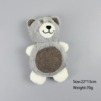 Jouet à mâcher en peluche courte pour chien, ours, lapin, vente en gros du fabricant