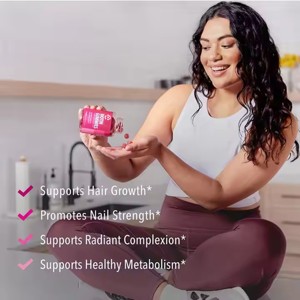 Les bonbons à la <span class=keywords><strong>biotine</strong></span> féminine les plus vendus en usine favorisent la santé des <span class=keywords><strong>cheveux</strong></span> et de la peau - Product Image 3