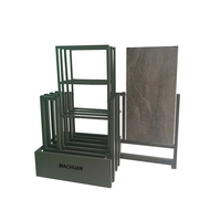 Dernier support d'affichage rotatif de type pierre de marbre de quartz 360, support de sol push pull pour carreaux de céramique