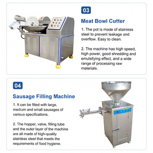 Línea de Procesamiento de Salchichas Automática Completa, Máquina Industrial para la Elaboración de Salchichas, Línea de Producción para Salchichas en Tripa de Cerdo - Product Image 3