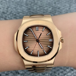 Montre mécanique de luxe pour homme haut de gamme, originale, de haute qualité, en acier inoxydable 316L, 41 mm, à remontage manuel, alliage, crocodile, simple - Product Image 6