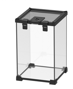 Reptilien glas <span class=keywords><strong>Terrarium</strong></span> Tank 8 "x 8" x 12 "obere Öffnungs tür Voll ansicht Ökologischer Tank Amphbinas Glas Lebensraum Gehärtetes Glas - Product Image 6