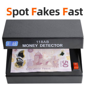 Detector de Billetes Falsos DC-118AB-D, Detector de Moneda Falsa al por Mayor para Todas las Divisas, Herramienta de Detección de Billetes con Luz UV, Verificador de Efectivo - Product Image 3