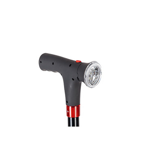 Adjustable Aluminum Alloy Walking <b>Stick</b> With <b>Light</b> For Outdoor Hiking And Walking 530g Lightweight Telescopic Design - Product Image 1